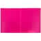JAM Paper Heavy Duty Plastic 2-Pocket Folders, 6ct.